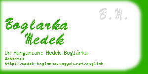 boglarka medek business card
